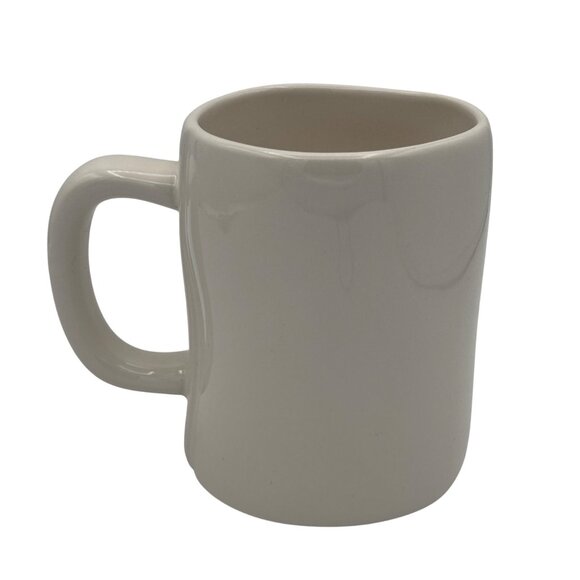 Rae Dunn Artisan Collection Rise & Shine White Ceramic Coffee Mug - Picture 3 of 4